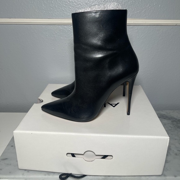 ALDO Sleek Black Ankle Booties - Picture 2 of 5